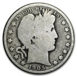 1905-O Barber Half Dollar AG