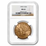 1905-S $20 Liberty Gold Double Eagle MS-63 NGC