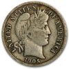 1905-S Barber Dime Fine