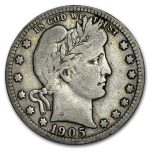 1905-S Barber Quarter Fine