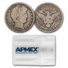 1906-D Barber Half Dollar 20-Coin Roll Avg Circ