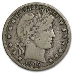 1906-D Barber Half Dollar Fine