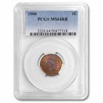 1906 Indian Head Cent MS-64 PCGS (Red/Brown)
