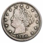 1906 Liberty Head V Nickel Fine