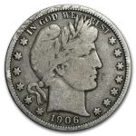 1906-O Barber Half Dollar VG
