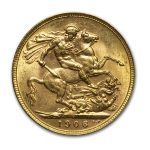 1906-P Australia Gold Sovereign Edward VII BU