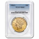 1906-S $20 Liberty Gold Double Eagle MS-62 PCGS