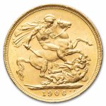 1906-S Australia Gold Sovereign Edward VII BU