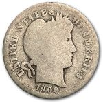 1906-S Barber Dime AG