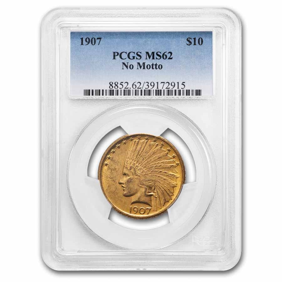 1907 $10 Indian Gold Eagle MS-62 PCGS