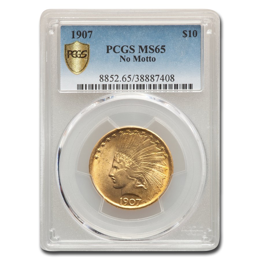 1907 $10 Indian Gold Eagle MS-65 PCGS