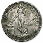 1907-1945 Philippines 50 Centavos Silver Avg Circ (Random Dates)