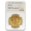 1907 $20 St Gaudens Gold Double Eagle MS-66+ NGC