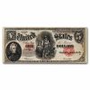1907 $5.00 Legal Tender Jackson/Woodchopper Fine (Fr#91)