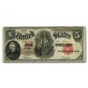 1907 $5.00 Legal Tender Woodchopper VF (Fr#91)