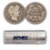 1907 Barber Dime 50-Coin Roll Avg Circ