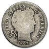 1907 Barber Dime Good/VG