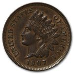 1907 Indian Head Cent AU