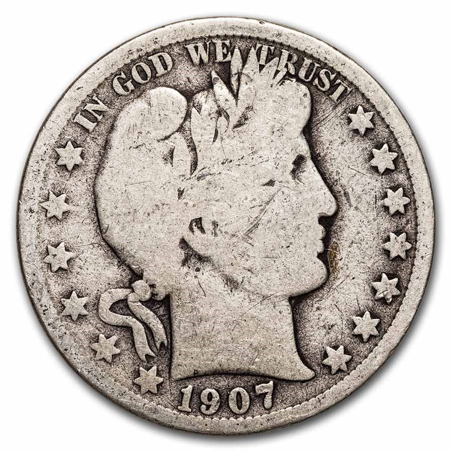 1907-O Barber Half Dollar Good