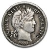 1907-S Barber Dime VF