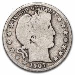 1907-S Barber Half Dollar Good