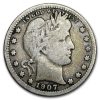 1907-S Barber Quarter VG