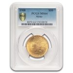 1908 $10 Indian Gold Eagle w/Motto MS-64 PCGS