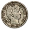 1908 Barber Dime VF