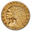1908-D $5 Indian Gold Half Eagle XF