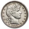 1908-D Barber Quarter AU