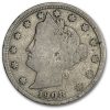 1908 Liberty Head V Nickel Good+