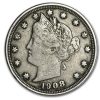 1908 Liberty Head V Nickel VF