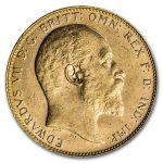 1908-P Australia Gold Sovereign Edward VII BU
