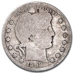 1908-S Barber Quarter AG