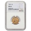 1909 $2.50 Indian Gold Quarter Eagle MS-64 NGC