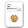1909 $5 Indian Gold Half Eagle MS-64 NGC