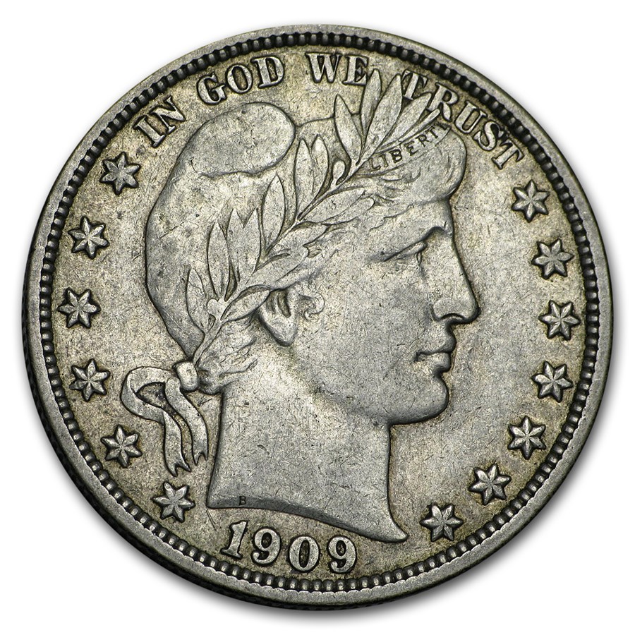 1909 Barber Half Dollar XF