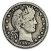 1909 Barber Quarter Fine