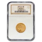 1909-D $5 Indian Gold Half Eagle MS-63 NGC