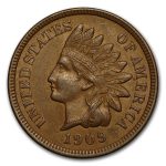 1909 Indian Head Cent AU