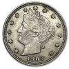 1909 Liberty Head V Nickel AU