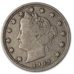 1909 Liberty Head V Nickel VF
