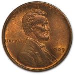 1909 Lincoln Cent BU (Red/Brown)