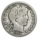 1909-S Barber Half Dollar Fine