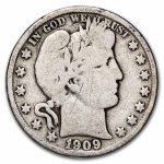 1909-S Barber Half Dollar Good
