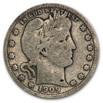 1909-S Barber Quarter Good