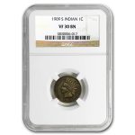 1909-S Indian Head Cent VF-30 NGC