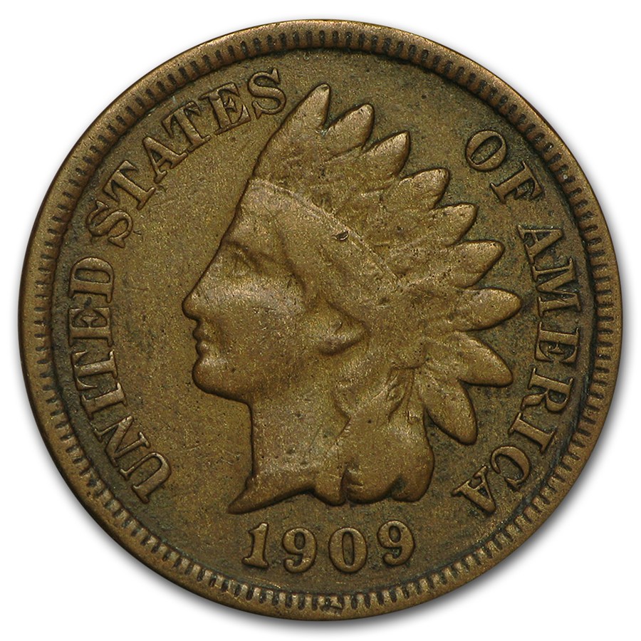 1909-S Indian Head Cent VG