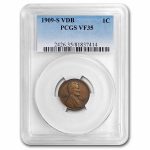 1909-S VDB Lincoln Cent VF-35 PCGS