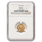 1910 $2.50 Indian Gold Quarter Eagle MS-64 NGC